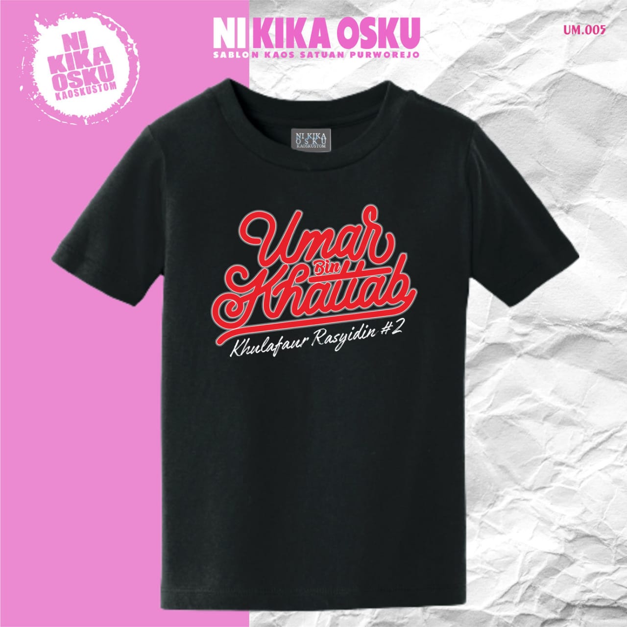 Kaos Umar bin Khattab 2